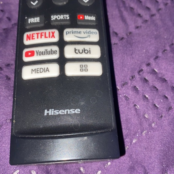 HiSense Smart Television remote control Alexa Google assistant IR tv clicker - Picture 3 of 7